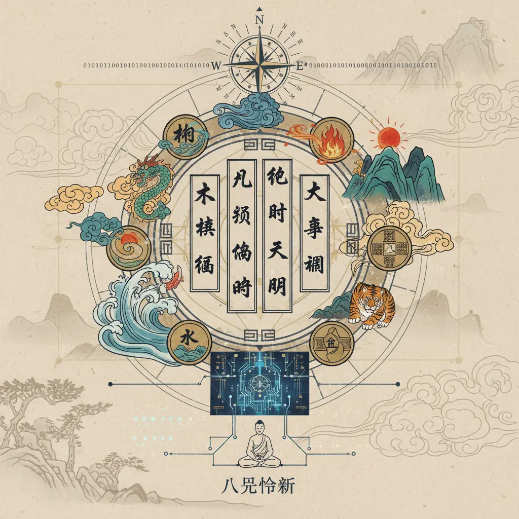 八字分析 - 八字命盤