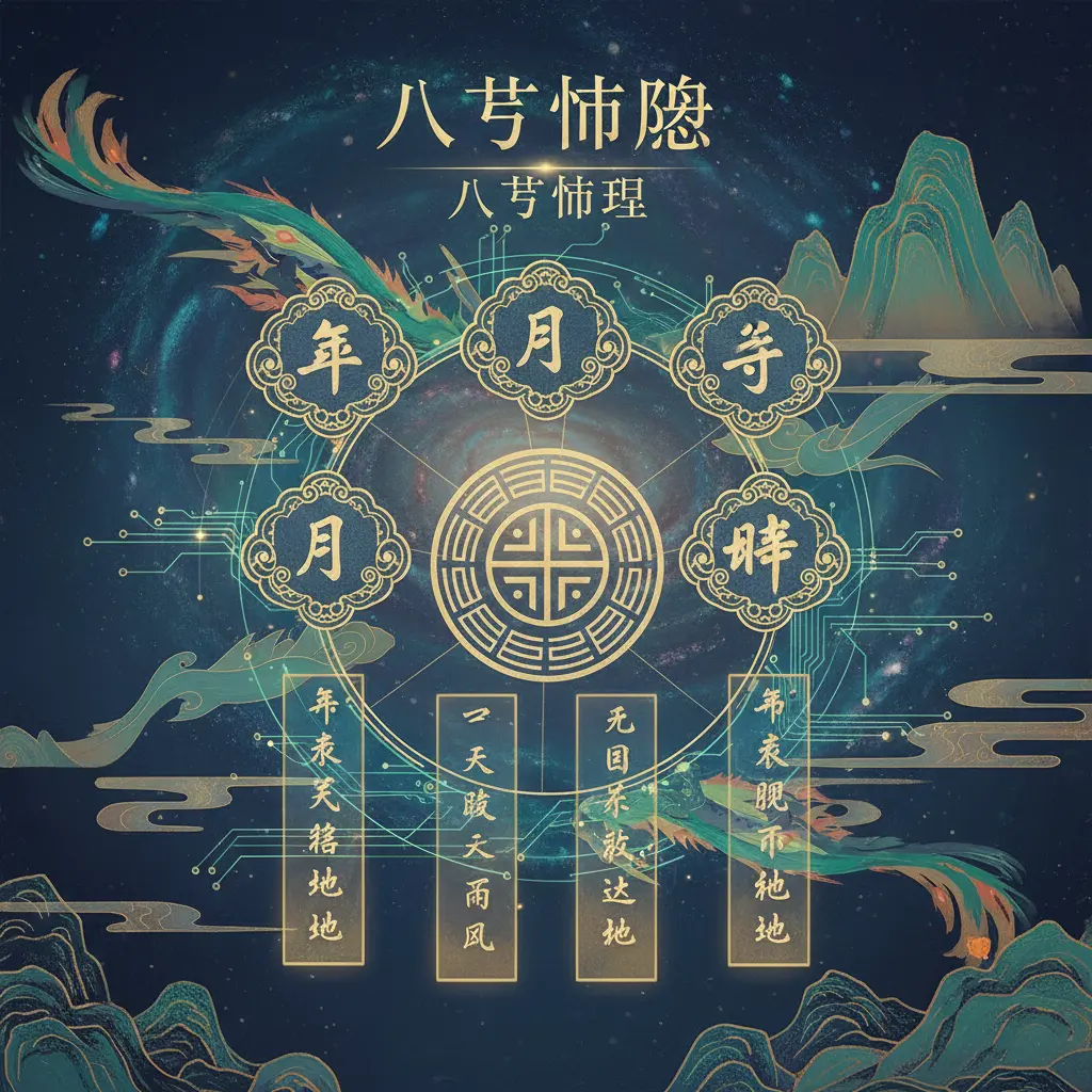 八字命理 - 八字命盤