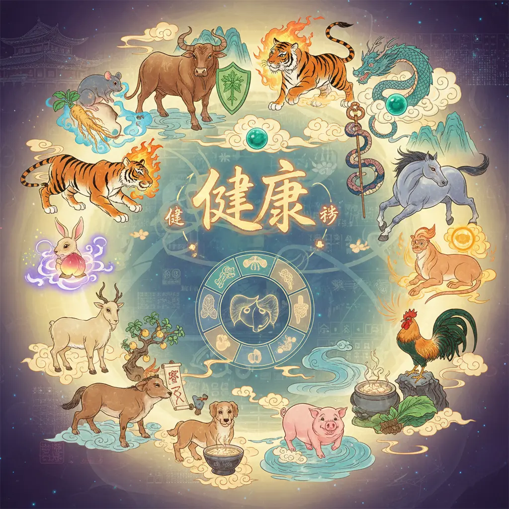 健康運勢 - 十二生肖