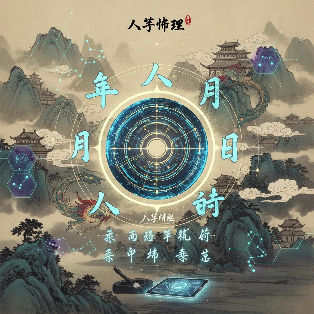 八字命理 - 八字排盤