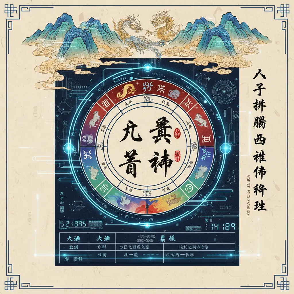 四柱八字 - 八字排盤