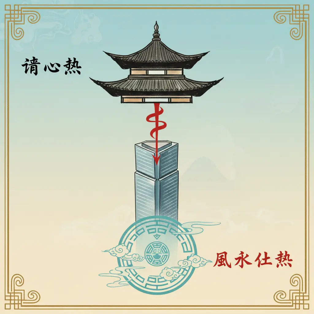 風水化煞 - 頂心煞