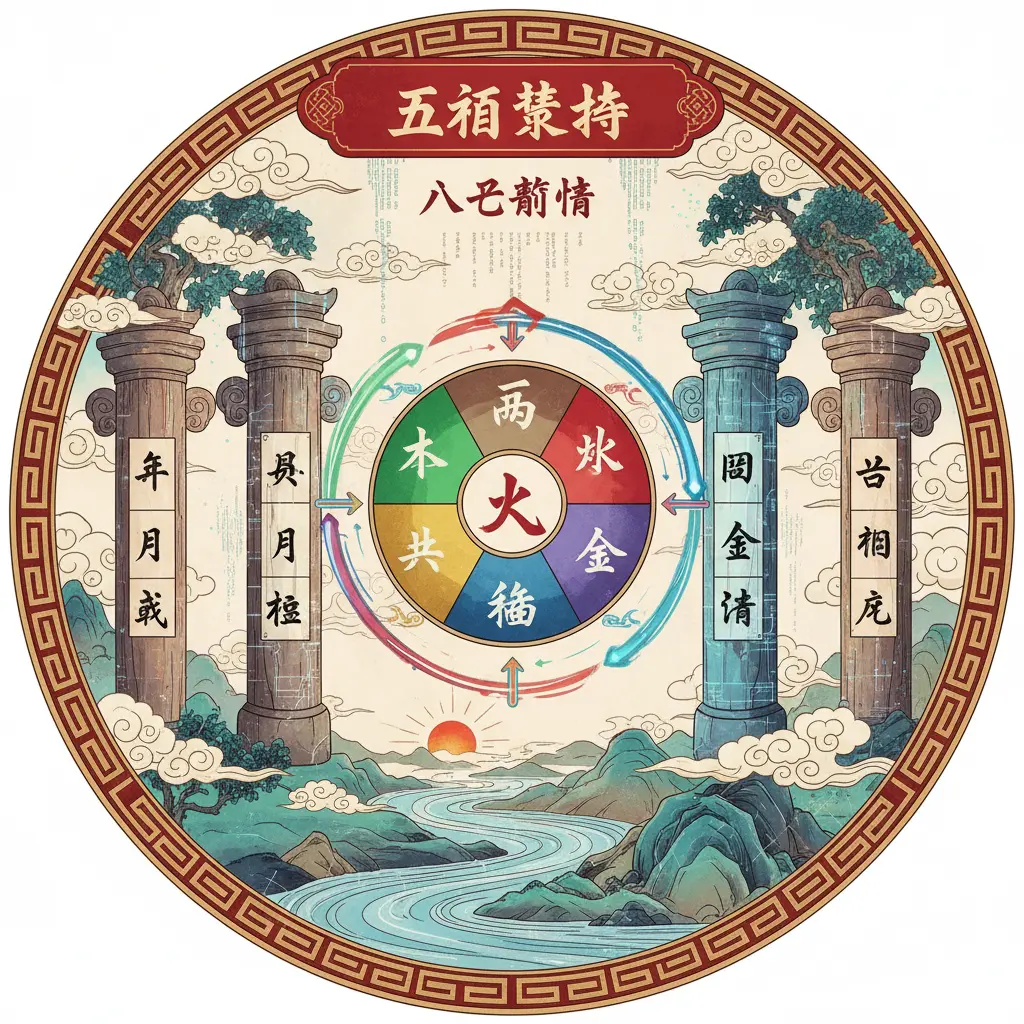 八字算命 - 五行結構