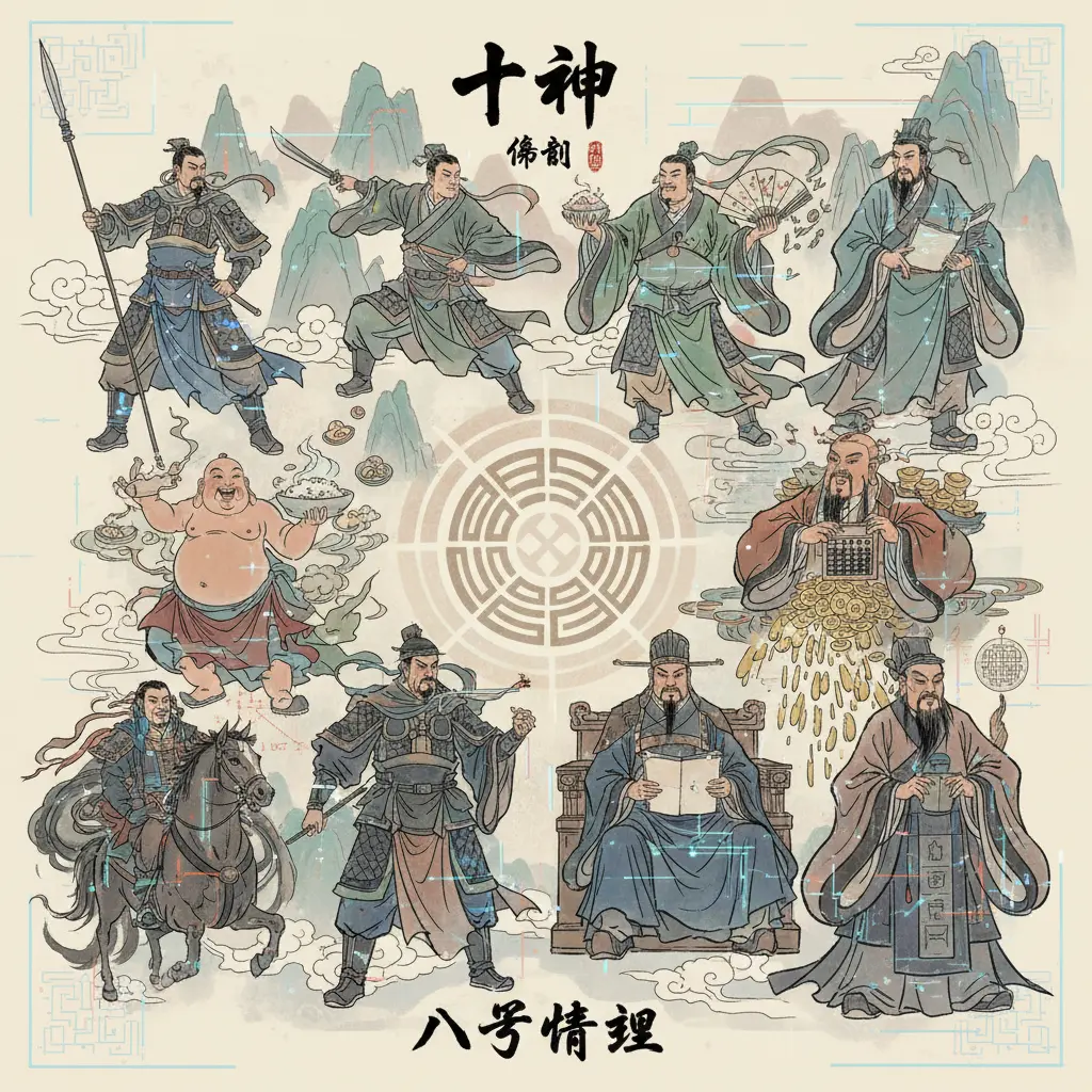 八字命理 - 十神