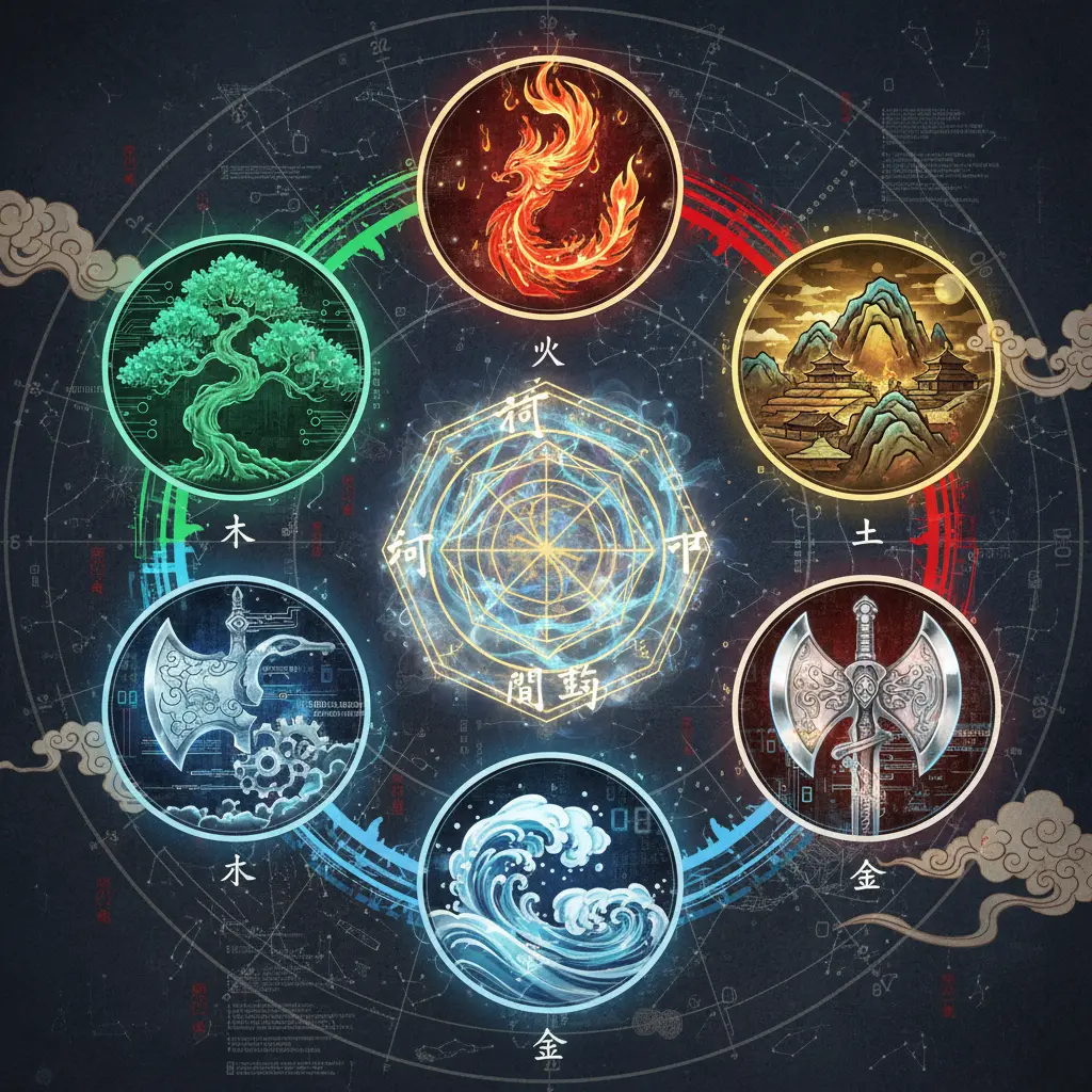 奇門遁甲 - 五行
