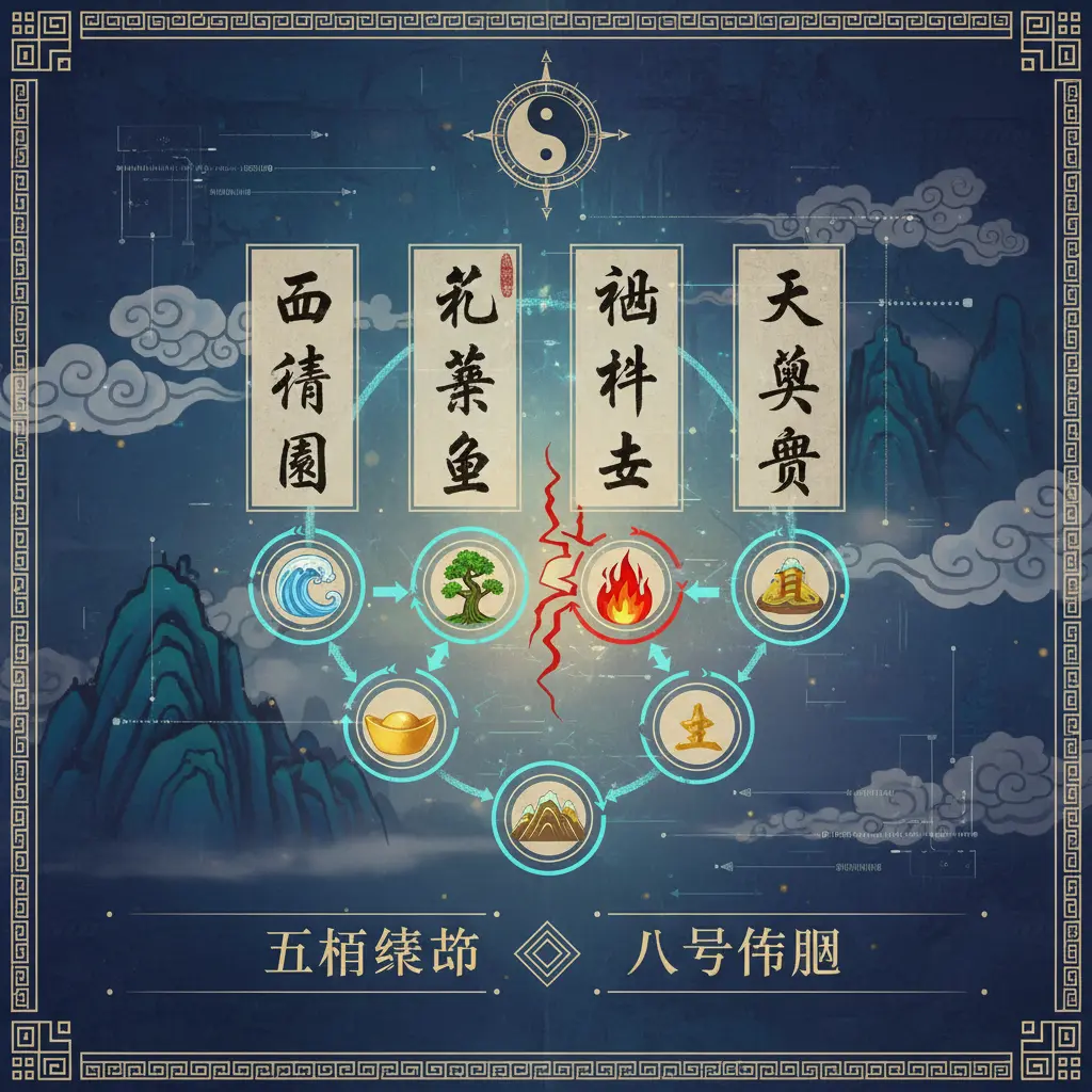 八字命盤 - 五行結構