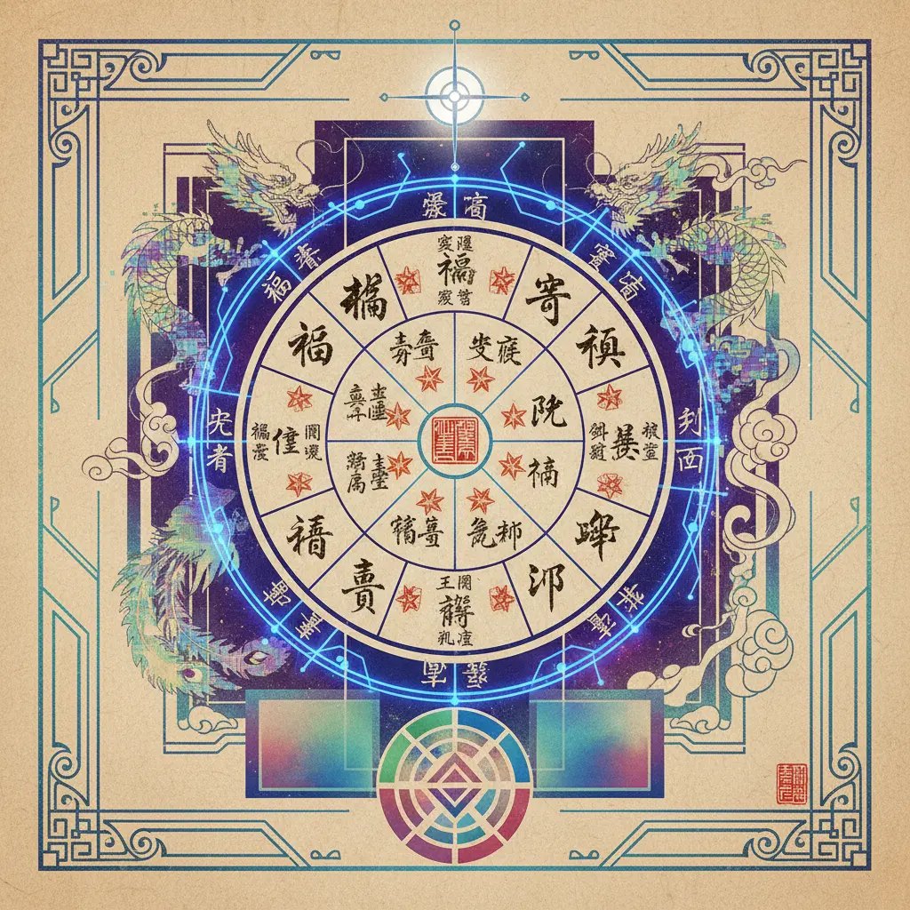 紫微鬥數 - 命盤