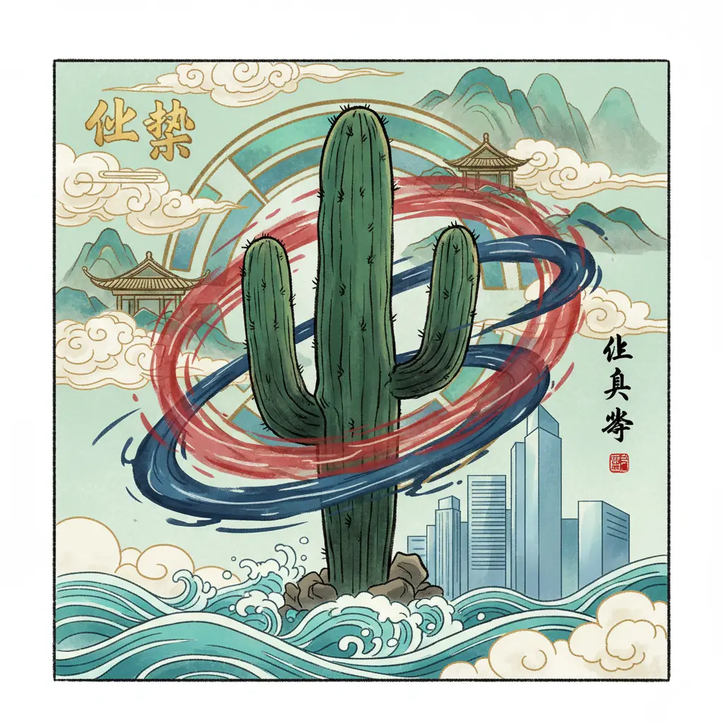 風水化煞 - 仙人掌